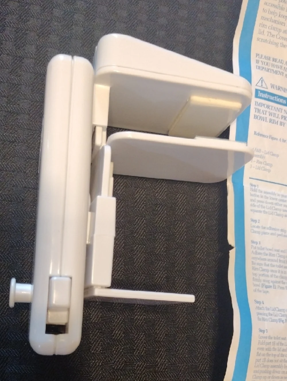 Safety 1st Cover Clamp Toilet Lock - White